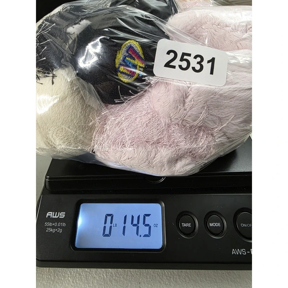 Webkinz Lot‎ Of 2 Fuzzy Animals - Cow And Furry Pink Pig NO CODES